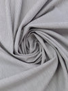White/Black 100% Cotton Vertical Corded Suiting 60W