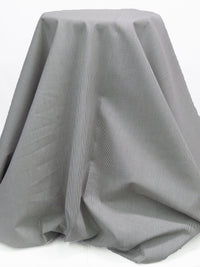 White/Black 100% Cotton Vertical Corded Suiting 60W