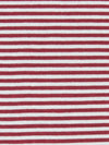 White/Cranberry Rayon/Lycra Horizontal Stripe Jersey Knit 56W