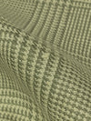 Sage Green/Sugar Cookie 100% Linen Glen Plaid Design Suiting 56W