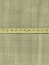 Sage Green/Sugar Cookie 100% Linen Glen Plaid Design Suiting 56W