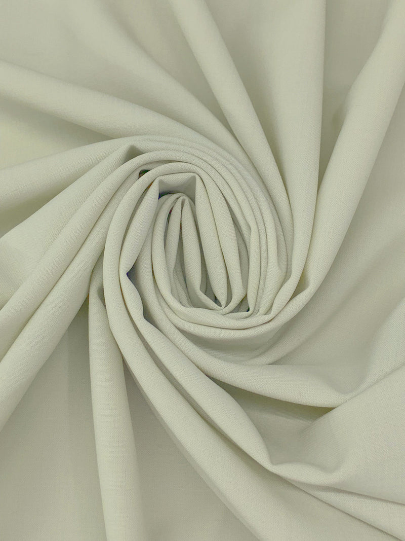 Soft Desert Khaki Wool/Lycra Tropical Weight Stretch Suiting - NY Designer - 58W