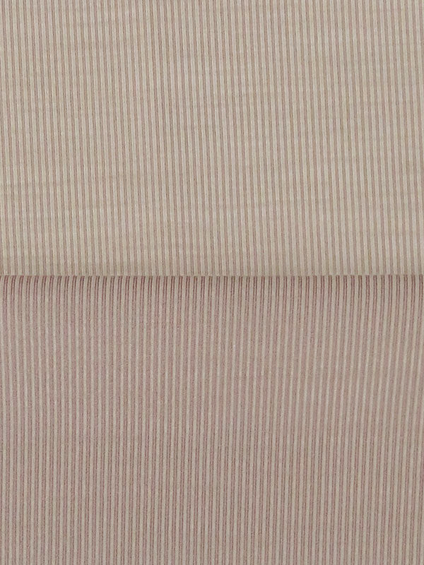 Sand Dollar/Pale Rose Taupe Nylon/Lycra Vertical Ribbed Activewear Knit - Beyond Yoga - 56W