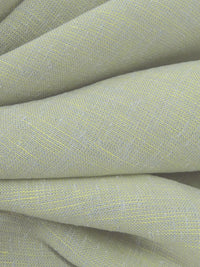 Light Yellow/Light Gray Polyester/Rayon Linen-Look Sheer Woven - Luxe Resort Designer - 52W