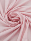 Baby Pink/White 100% Cotton Vertical Mini Stripe Voile - Imported From Switzerland - 60W