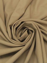 Camel Wool/Lycra Plain Weave Stretch Suiting - Imported From Italy - 58W