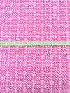 Bubblegum Pink/Fuchsia Rayon/Lycra Geometric Abstract Print Jersey Knit 56W