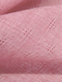 Pale Red 100% Rayon Diamond Leno Weave Gauze 58W