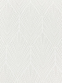 Penguin White Polyester/Lycra Novelty Geometric Open Weave Knit - Beyond Yoga - 54W