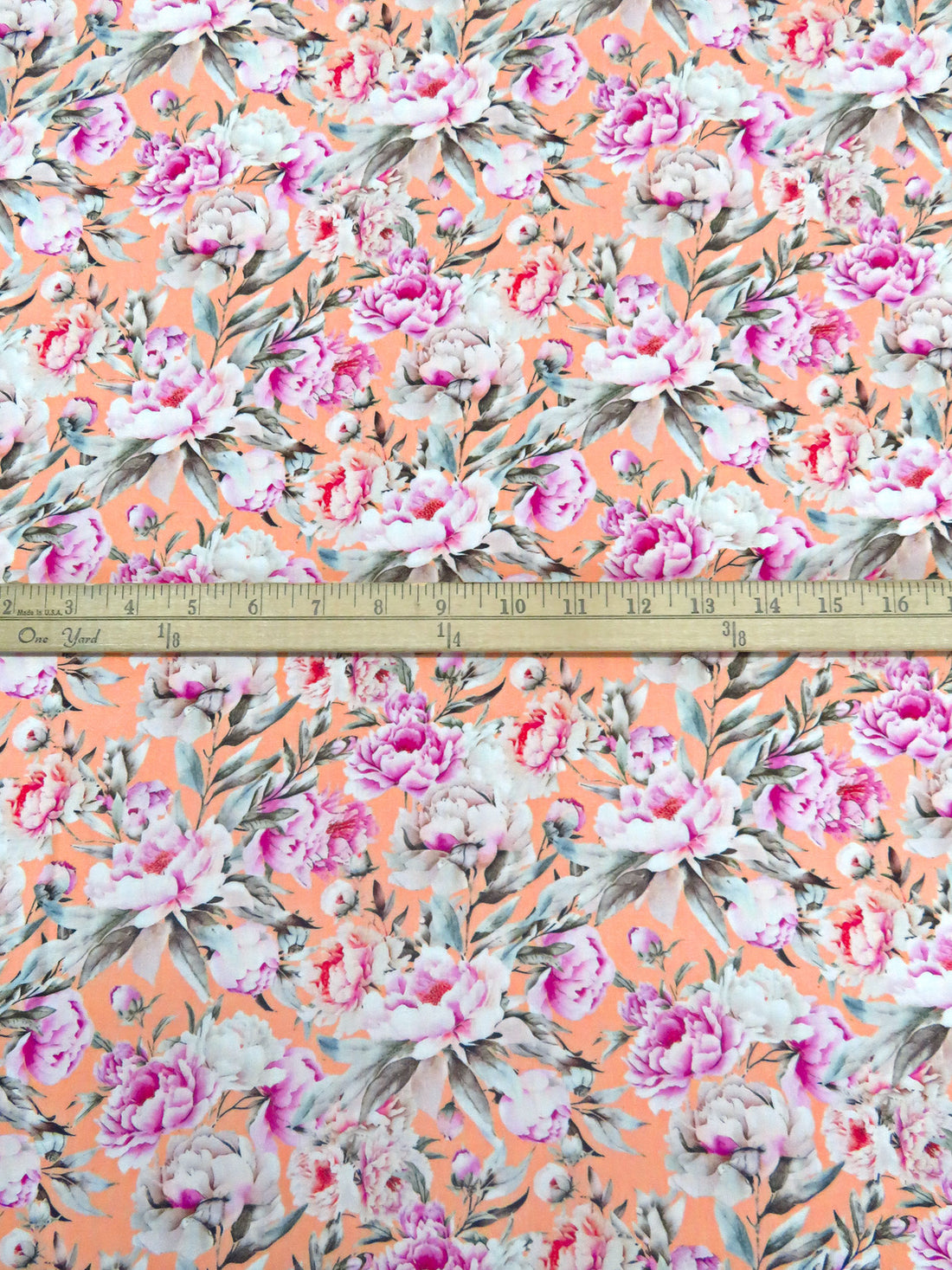 Bright Pink/Ink/Fuchsia/Multi 100% Rayon Dreamy Floral Print Challis 56W