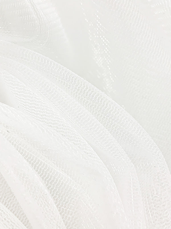 White 100% Nylon Tricot Netting 58W