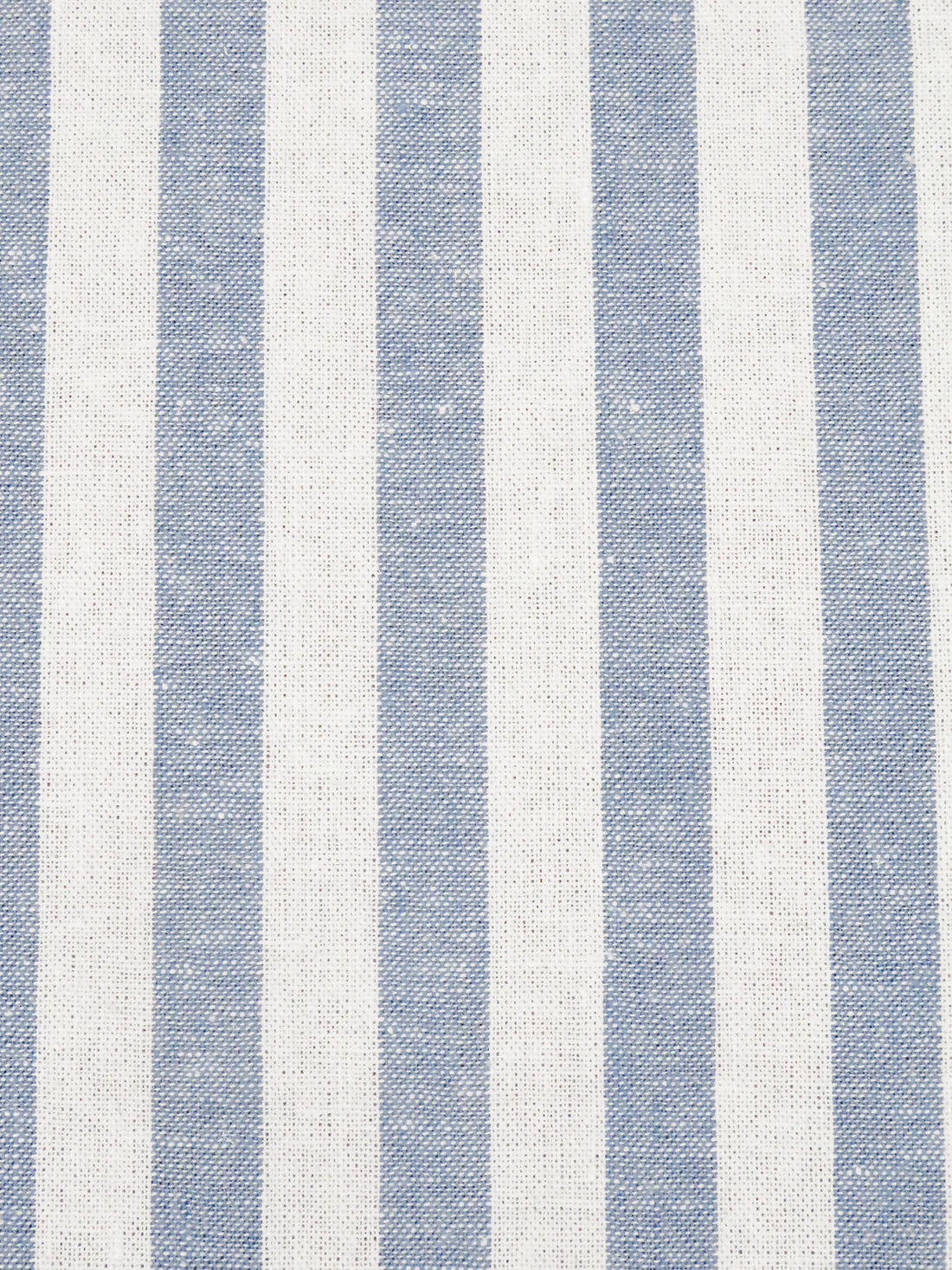 Daisy White Linen/Cotton Vertical Stripe Weave Essex Yarn-Dyed Woven - Robert Kaufman - 44W