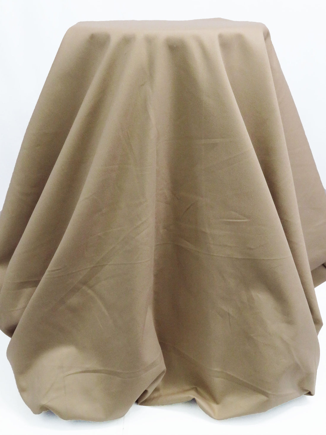 Khaki 100% Cotton Twill Bottom Weight Woven 58W