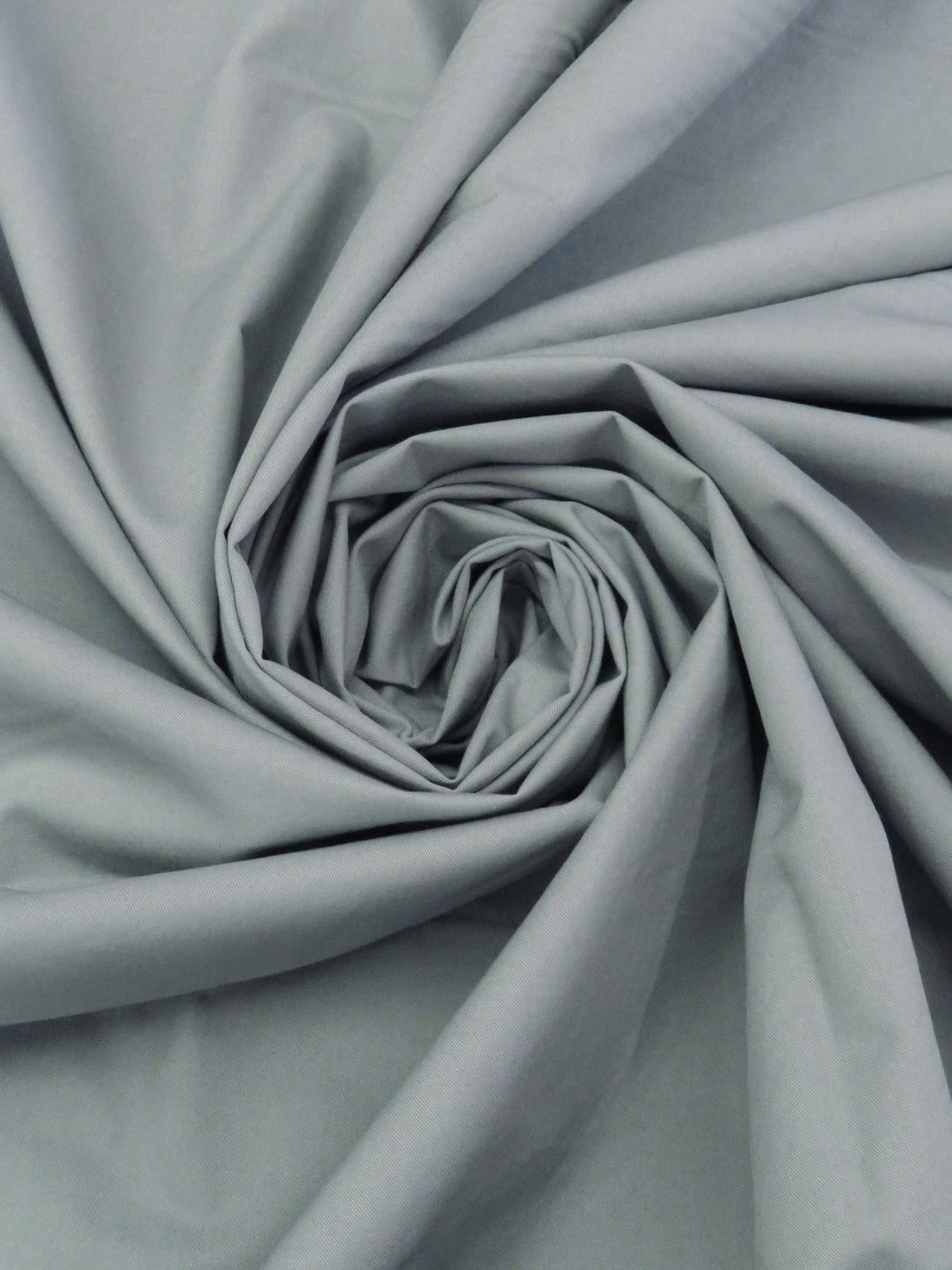 Cool Pewter Gray Cotton/Lycra Fine Twill 58W