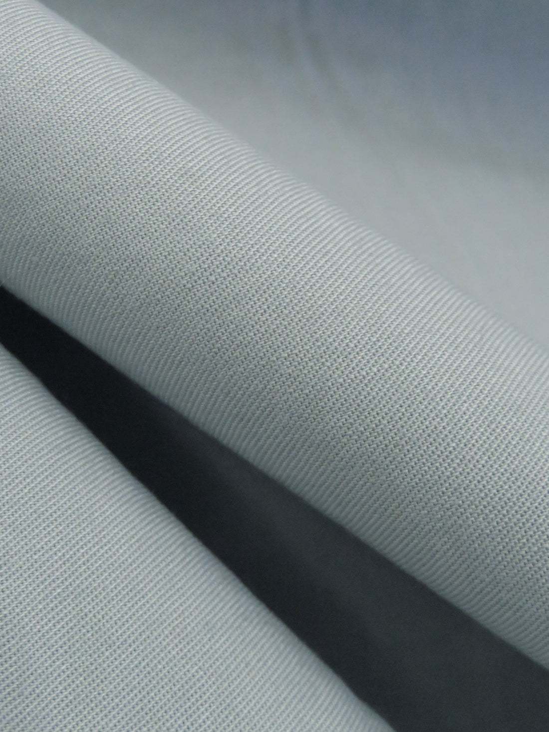Cool Pewter Gray Cotton/Lycra Fine Twill 58W