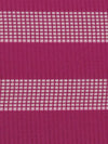 Dark Fandango Pink 100% Polyester Horizontal Grid Weave Stripe Organza - NY Designer - 58W