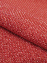 Scarlet/Warm Silver Polyester/Lycra Crepe Knit 56W