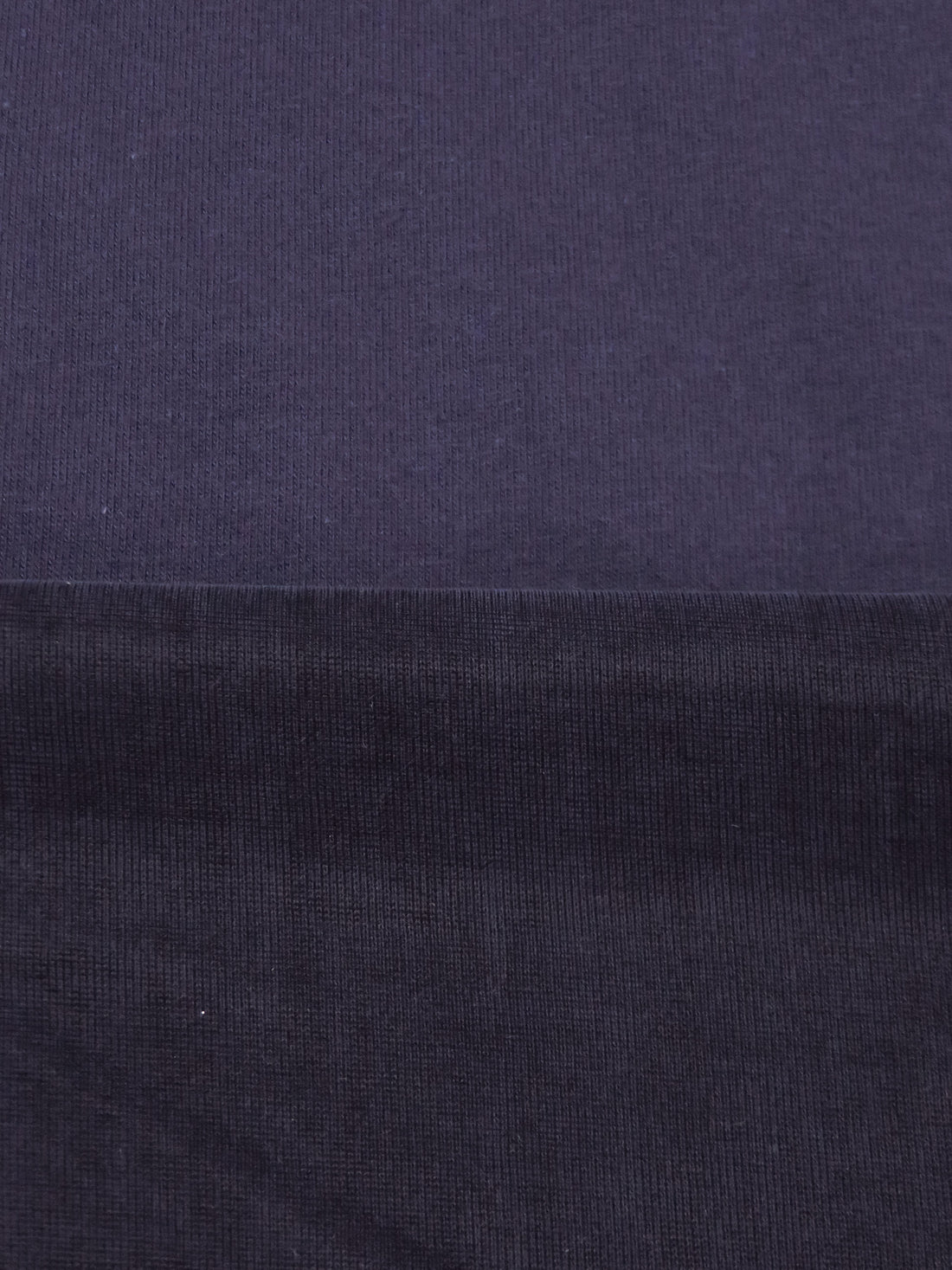 Dark Muted Blueberry/Muted Midnight Navy Cotton/Rayon/Lycra Double-Faced Knit 54W