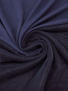 Dark Muted Blueberry/Muted Midnight Navy Cotton/Rayon/Lycra Double-Faced Knit 54W