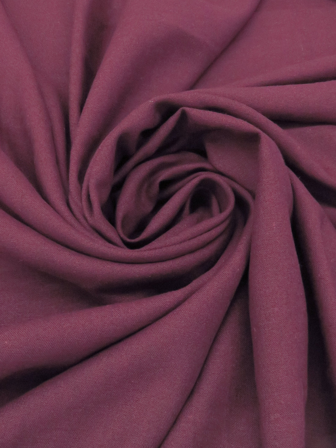 Warm Plum Viscose/Linen Shirt Weight Woven 52W