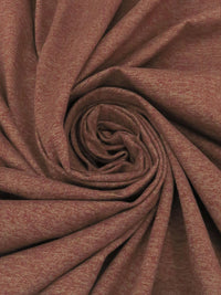 Brick Red/Cedar Brown Polyester/Lycra "Sportflex" Space-Dyed Activewear Knit - Beyond Yoga - 60W