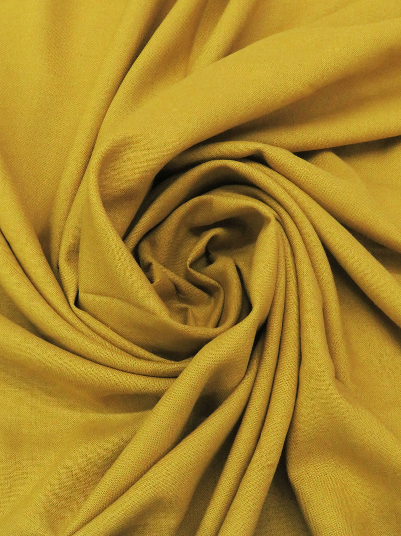 Goldenrod Viscose/Linen Shirt Weight Woven 52W