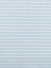 Baby Blue/White 100% Cotton Horizontal Stripe Lawn 57W