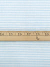 Baby Blue/White 100% Cotton Horizontal Stripe Lawn 57W