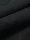 Coal Black 100% Linen Mid-Weight Woven 53W