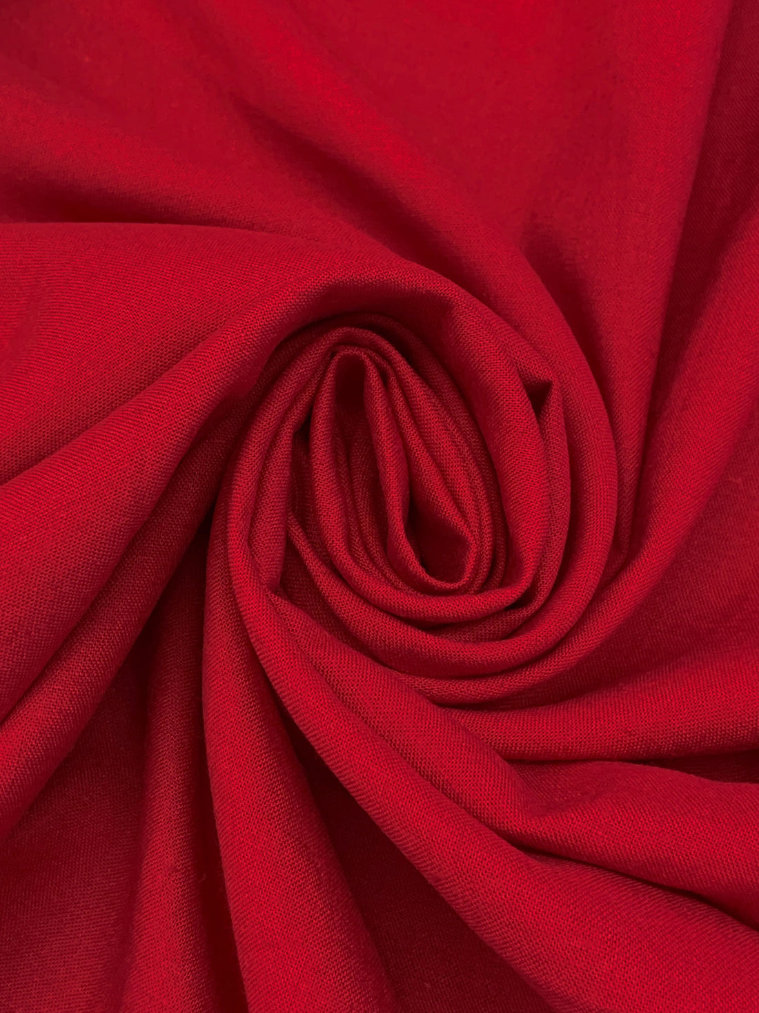 Tango Red Viscose/Linen Shirt Weight Woven 52W