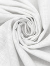 White Linen/Viscose Hopsack Linen 52W