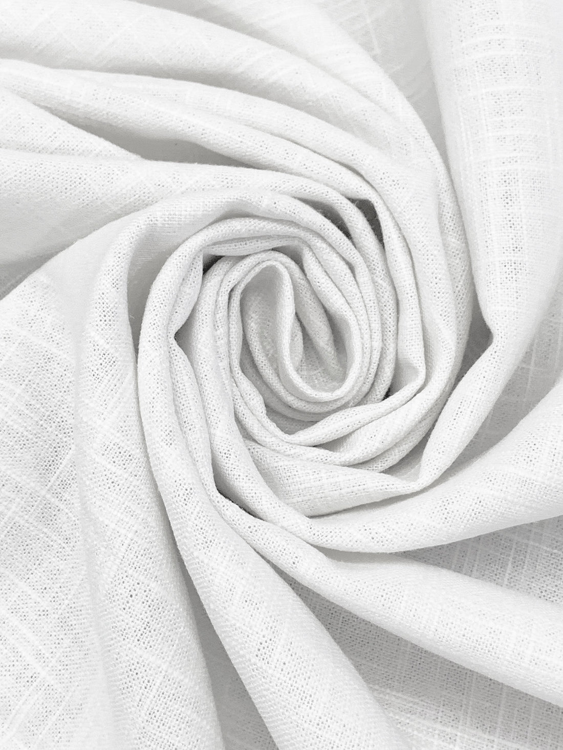 White Linen/Viscose Hopsack Linen 52W