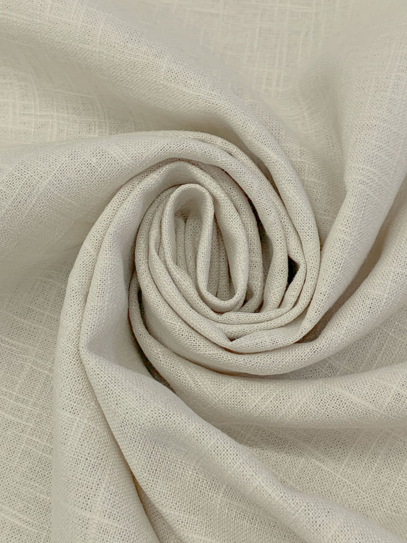 Natural Linen/Viscose Hopsack Linen 52W