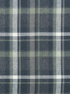 Dark Storm Blue/Olive Green/Pewter Gray/White 100% Cotton Plaid Flannel 44W