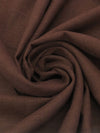 Deep Mahogany Linen/Viscose Hopsack Linen 52W