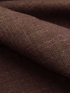 Deep Mahogany Linen/Viscose Hopsack Linen 52W
