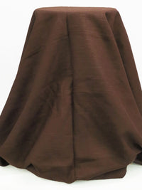 Deep Mahogany Linen/Viscose Hopsack Linen 52W