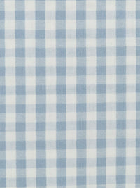 Cerulean Haze/White 100% Cotton Gingham Seersucker 44W