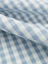 Cerulean Haze/White 100% Cotton Gingham Seersucker 44W
