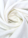 Daisy White Viscose/Linen Shirt Weight Woven 52W