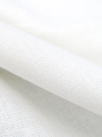 Daisy White Viscose/Linen Shirt Weight Woven 52W