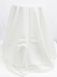 Daisy White Viscose/Linen Shirt Weight Woven 52W