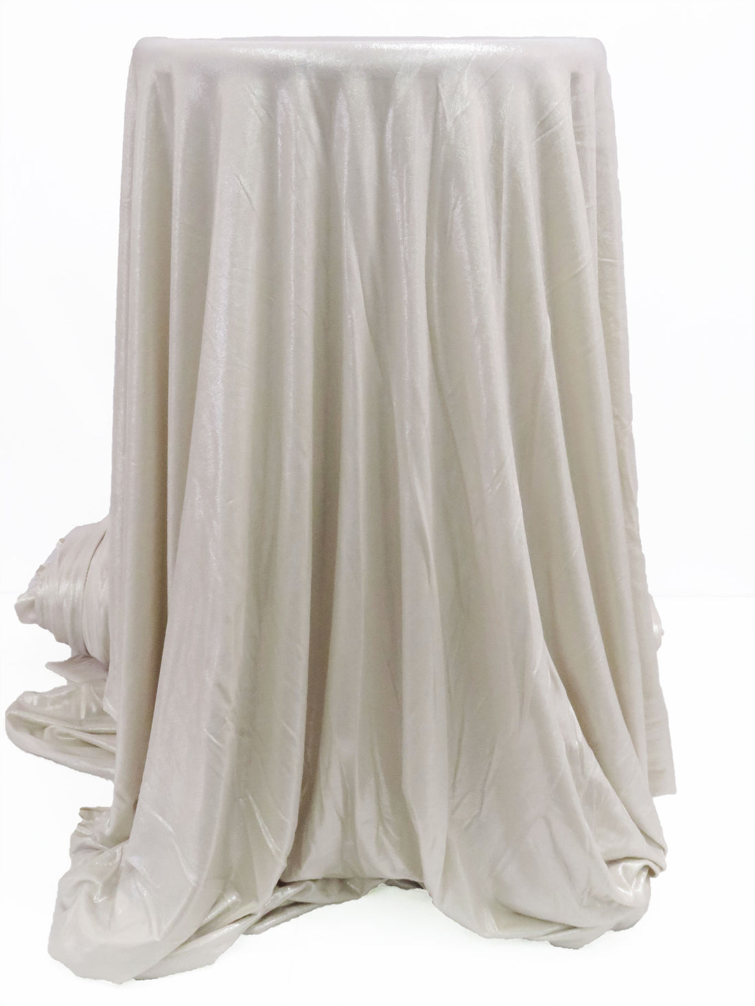 Oyster Polyester/Lycra Shimmer ITY Knit 44W