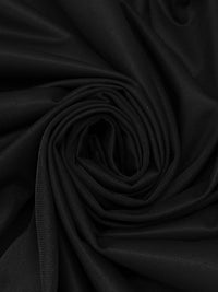 Black 100% Polyester Flannel Back Tricot 60W