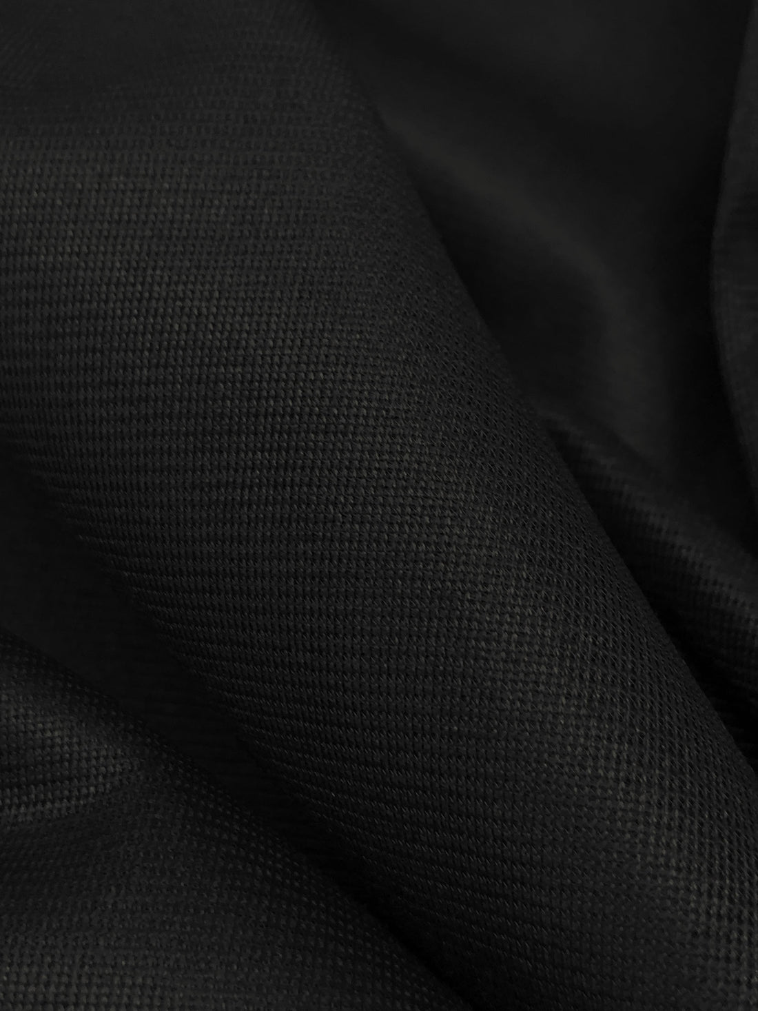 Black 100% Polyester Flannel Back Tricot 60W