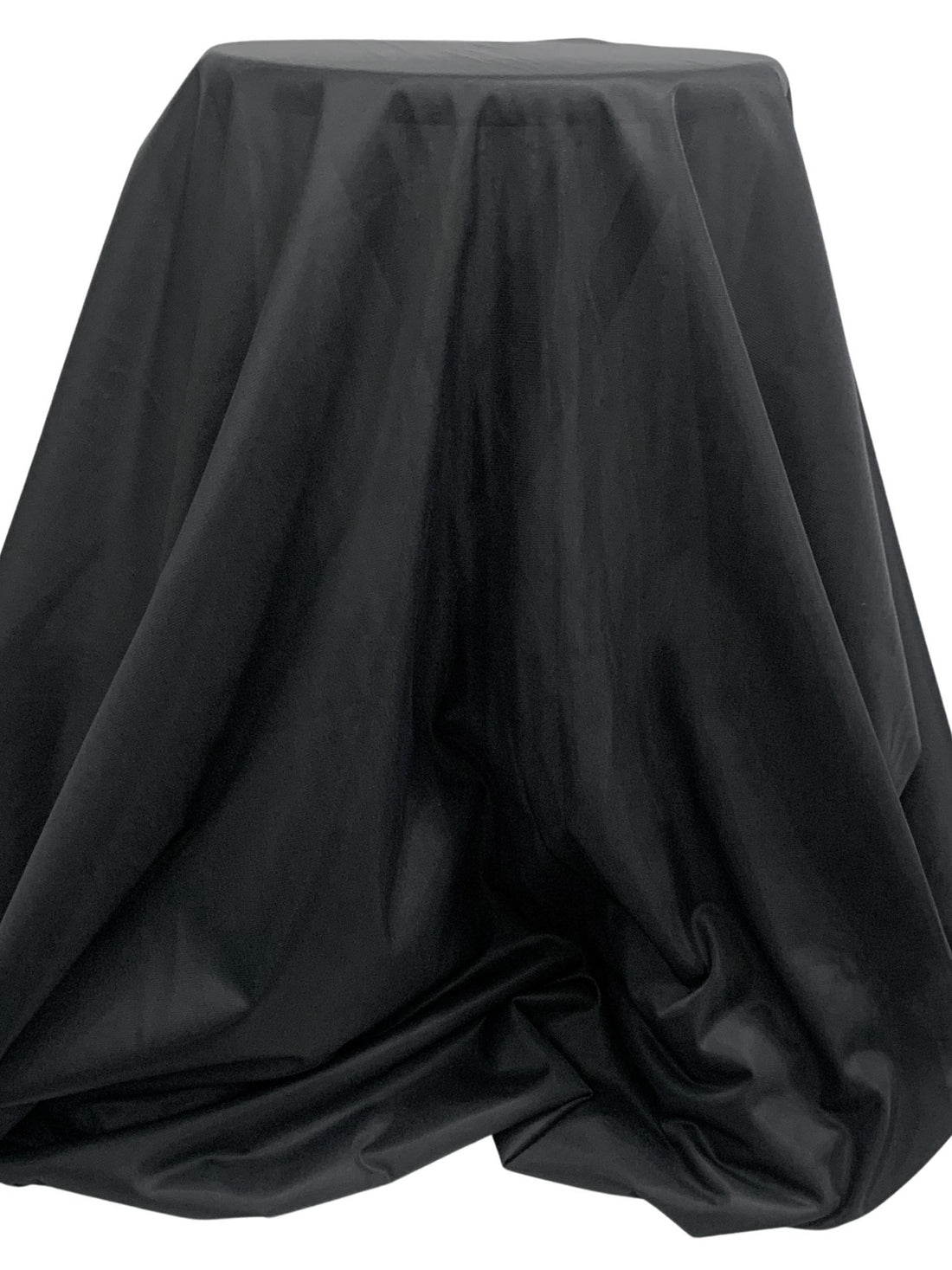 Black 100% Polyester Flannel Back Tricot 60W