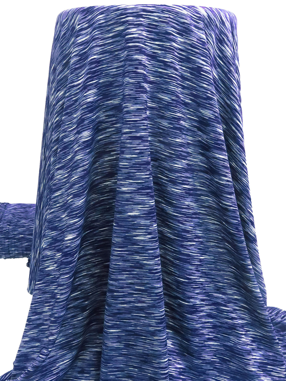 Midnight Blue/White/Dark Purple/Multi Nylon/Lycra Space-Dyed Activewear Knit 60W