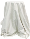 Beige/White/Brown Cotton/Polyester Vertical Satin Stripe Shirting 58W