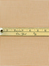 Persian Orange/White Cotton/Polyester Mini Check Oxford Stripe Shirting 60W