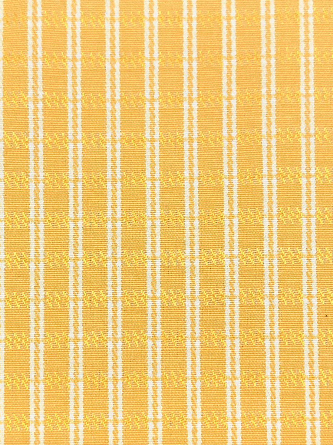 Maize/White Cotton/Polyester Vertical Novelty Stripe Shirting 60W